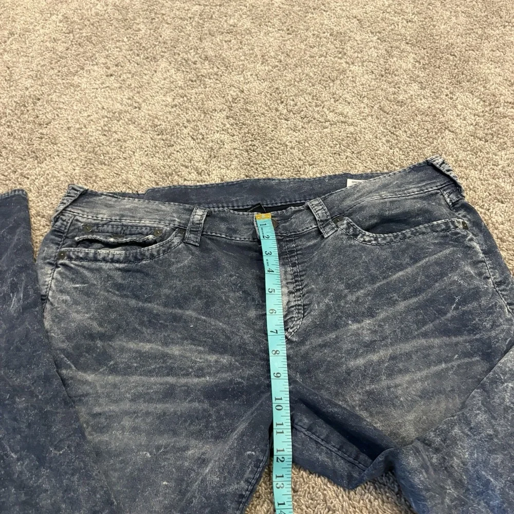 True Religion Ricky Jeans Y2K Relaxed Straight Wide Leg Acid Wash Stretch 42X33